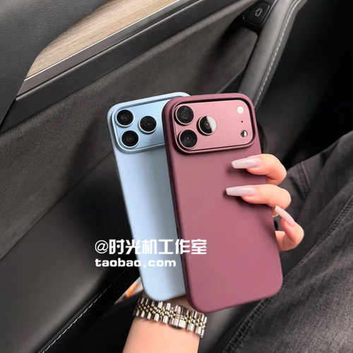 适用iPhone18Promax樱桃暗红液态