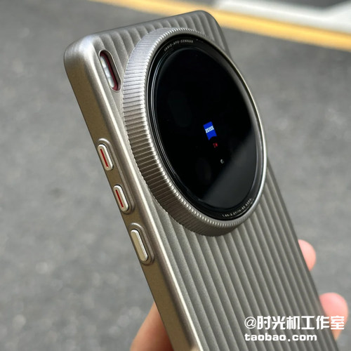 X300钛灰色高级感适用vivoX200Ultra手机壳立体瓦楞X200S行李箱纹X200promini超薄硬壳X100S独立按键磨砂大孔