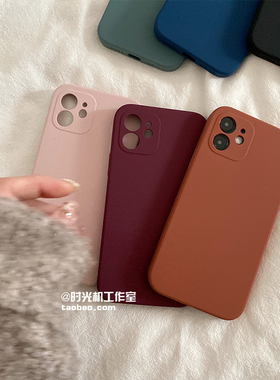 14红米note13/12Turbo简约暖色11ultra适用小米15/10pro手机壳9se液态8硅胶防摔男女Civi3直边mix4肤感防指纹