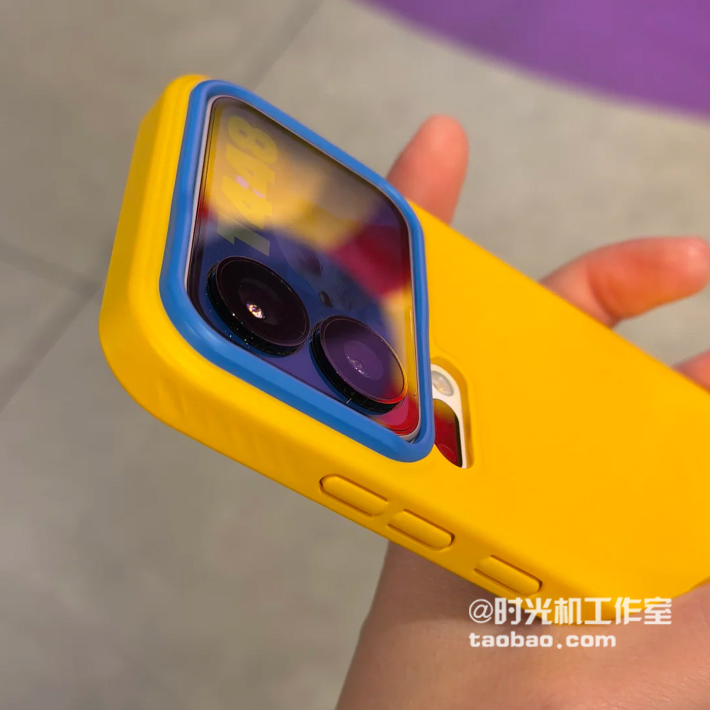 克莱因蓝镜框适用小米17内置7磁吸壳17Promax手机壳15Ultra肤感PC硬壳Xiaomi14纯色大孔抗指纹小众个性男女套