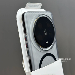 暗黑防滑条纹边框适用小米15Ultra手机壳17Pro肤感透明m14pro瓦楞磁吸壳13不粘指纹红米K80透明黑K70至尊男女