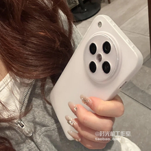 ins极简微磨砂白适用vivoX200手机壳IQOO13/12保护套X100S超薄裸机感X90/X80不沾指纹X70t透明S19新款TPU男女