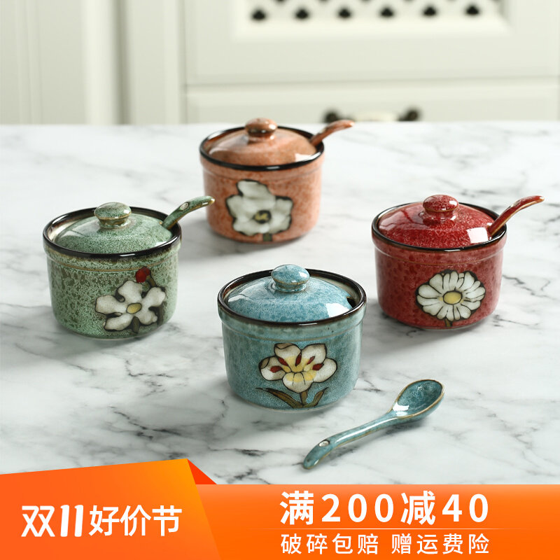玉泉韩式调味罐家用简约创意油盐糖佐料盒三件套厨房用品高淳陶瓷属于什么档次？