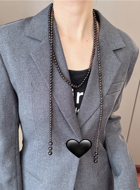 长款首饰女一款多戴毛衣链女复古