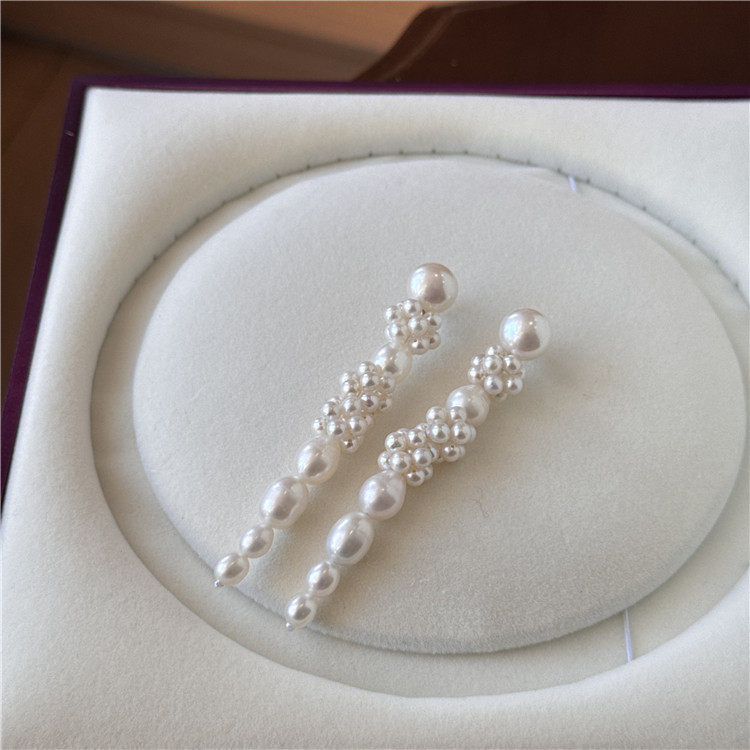 天然淡水珍珠耳环小众设计高级感手工编织耳饰轻奢长款显脸瘦礼物,珠宝/钻石/翡翠,耳饰,淘宝优惠券,粉丝福利购,淘宝优惠卷