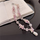 孤品特价 天然巴洛克珍珠项链小众设计高级感粉晶石毛衣链轻奢女款