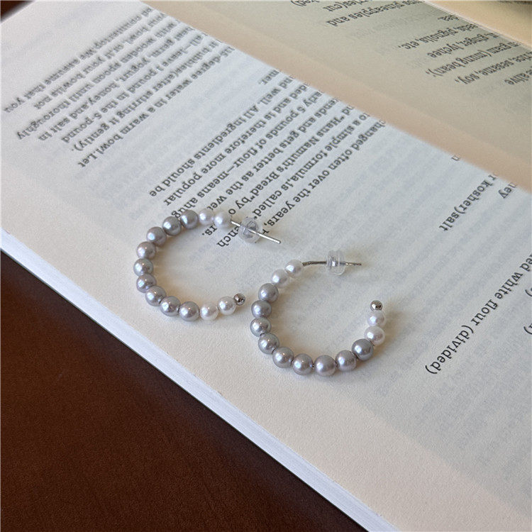 气质天然淡水珍珠C型耳环女925纯银简约百搭小众设计感时尚耳饰,珠宝/钻石/翡翠,耳饰,淘宝优惠券,粉丝福利购,淘宝优惠卷