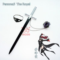 女神异闻录5The Royal新女主芳泽霞长剑武器面具cosplay道具