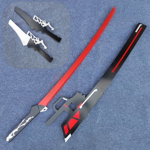 nikke 胜利女神 红莲暗影 年轻红莲cosplay武器长剑道具服