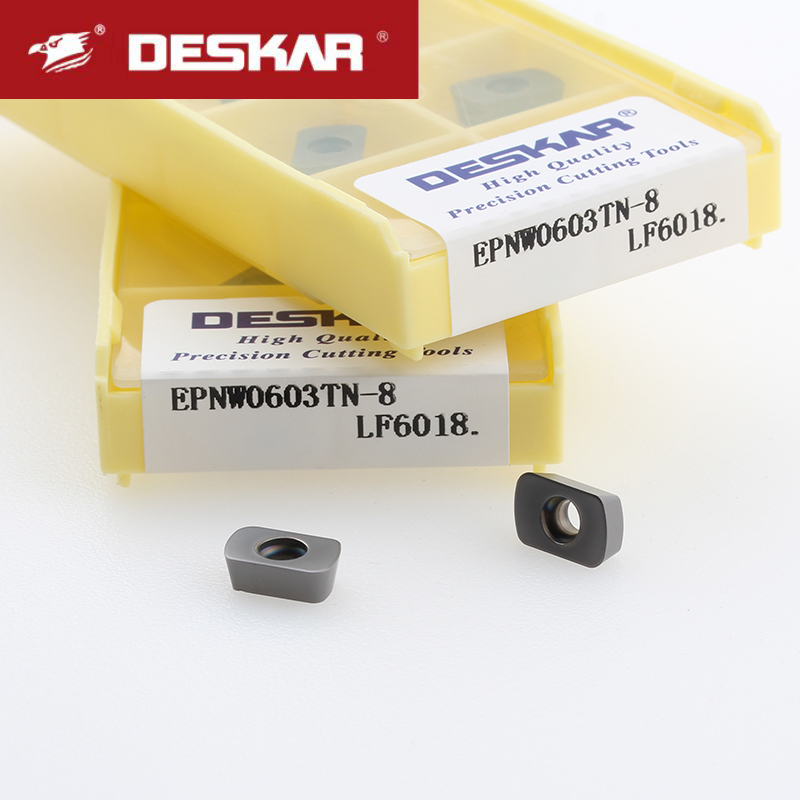 戴斯卡快进给铣刀片 EPNW0603TN-8 LF6018 不锈钢专用