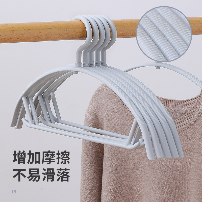速发家用子肩晾衣架防肩角晒衣架宽衣撑子防滑衣起包衣服架不挂钩