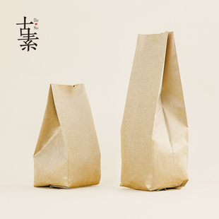 茶叶包装袋棉纸环保纸袋红茶福鼎白茶散茶袋装普洱茶内包装袋定制