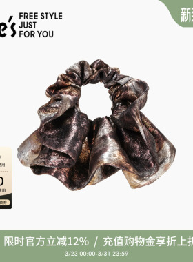 shes茜子巴比耶序曲美拉德金属感盘发发圈法式头花高级感发饰