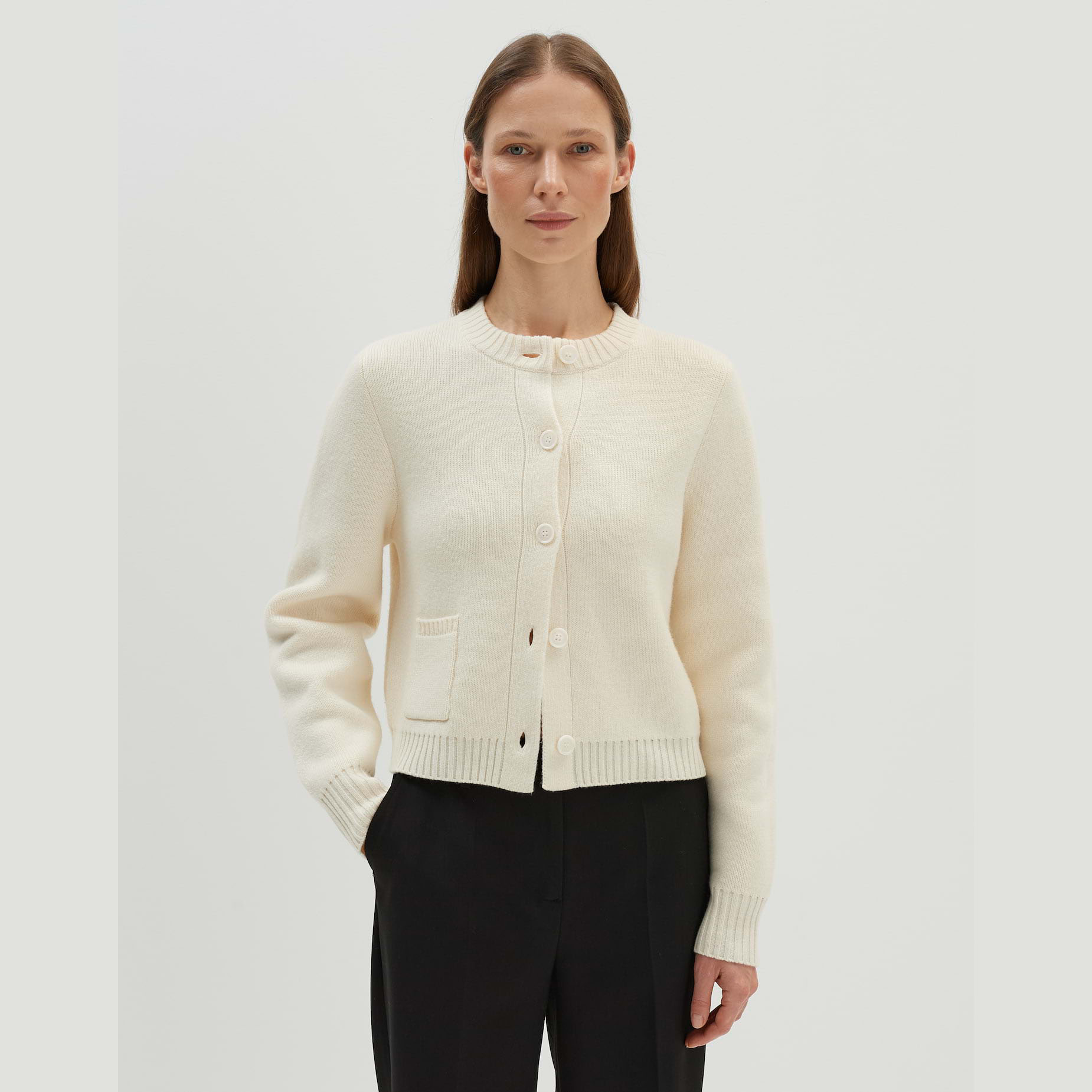 德国高级女装加厚针织衫羊毛外套