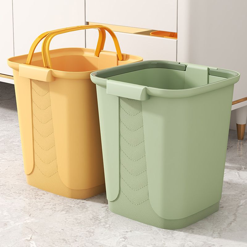 厨房垃圾桶家用大口径方形办公室客厅厕所卫生间手提式杂物垃圾篓