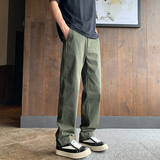 抖音美式可调节水洗破坏耐磨直筒做旧休闲牛仔裤男K1006P65，男装牛仔裤，星座1102