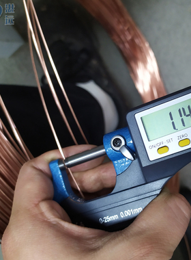 科研实验用 半硬新品1平方毫米细裸铜线导电紫铜丝圆线直径1.14mm