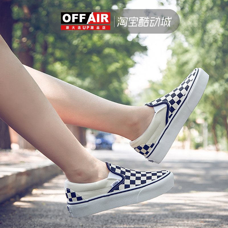 VANS·¶Ë¹Ð¿îºÚ°×ÆåÅ̸ñSlip-OnÄÐÅ®Ëɸâºñµ×·«²¼Ð¬VN00018EBWW