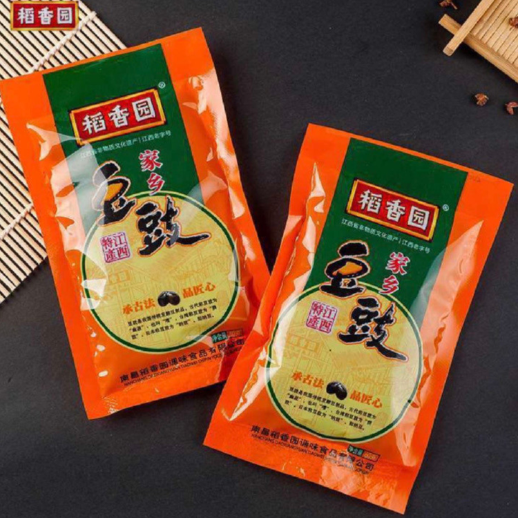 10包稻香园豆豉江西特产家乡原味南昌黑豆豉干下饭菜拌饭拌面调料