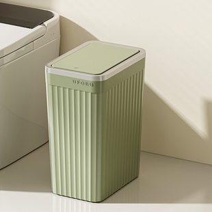 纸篓 中古风垃圾桶高颜值卫生间厕所双层大容量带盖垃圾筒按压式