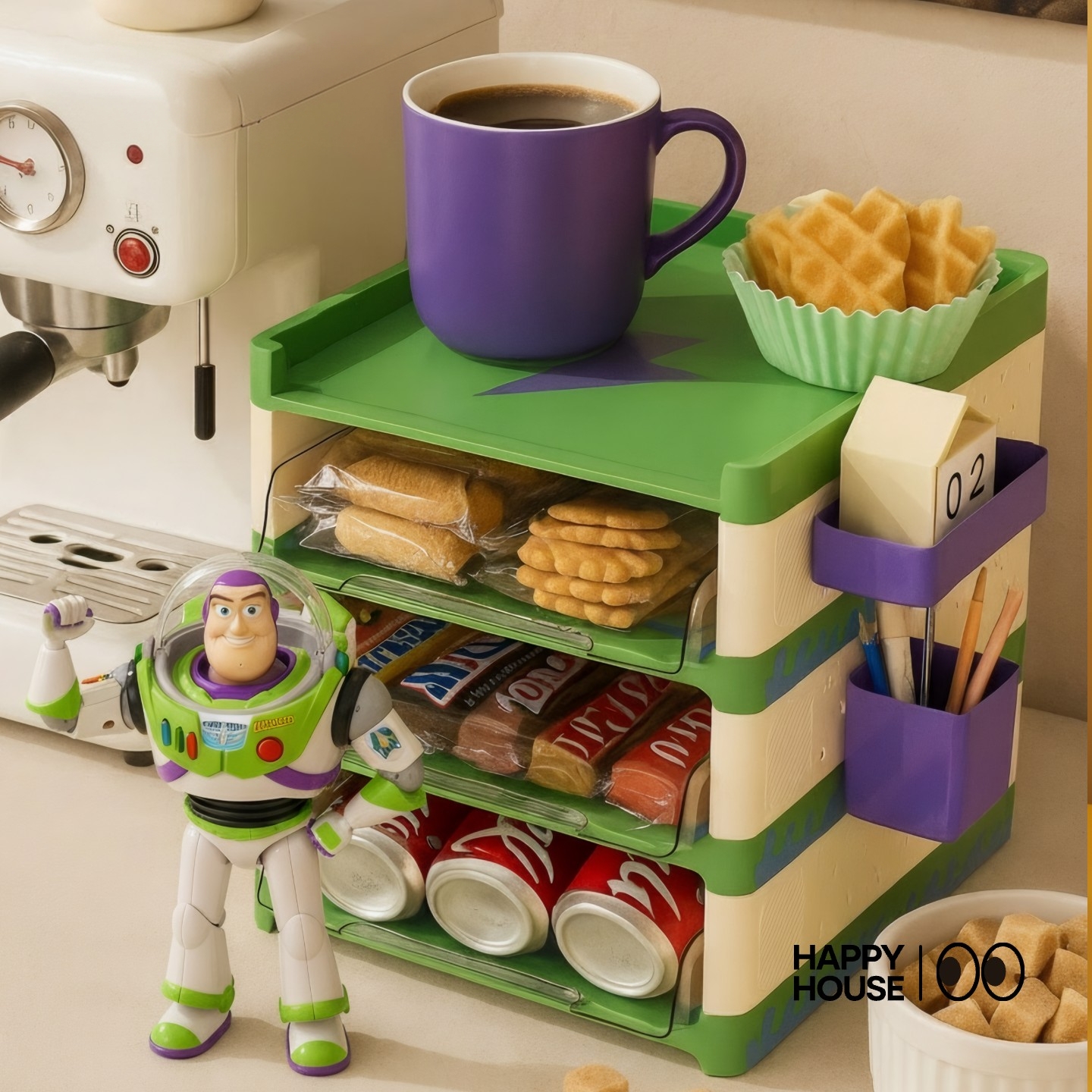 桌面收纳多层多功能分格整理架