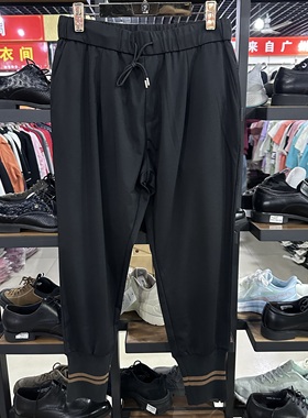 QET潮牌男裤休闲时尚潮流运动弹力裤子宽松舒适紧口束脚长裤1218
