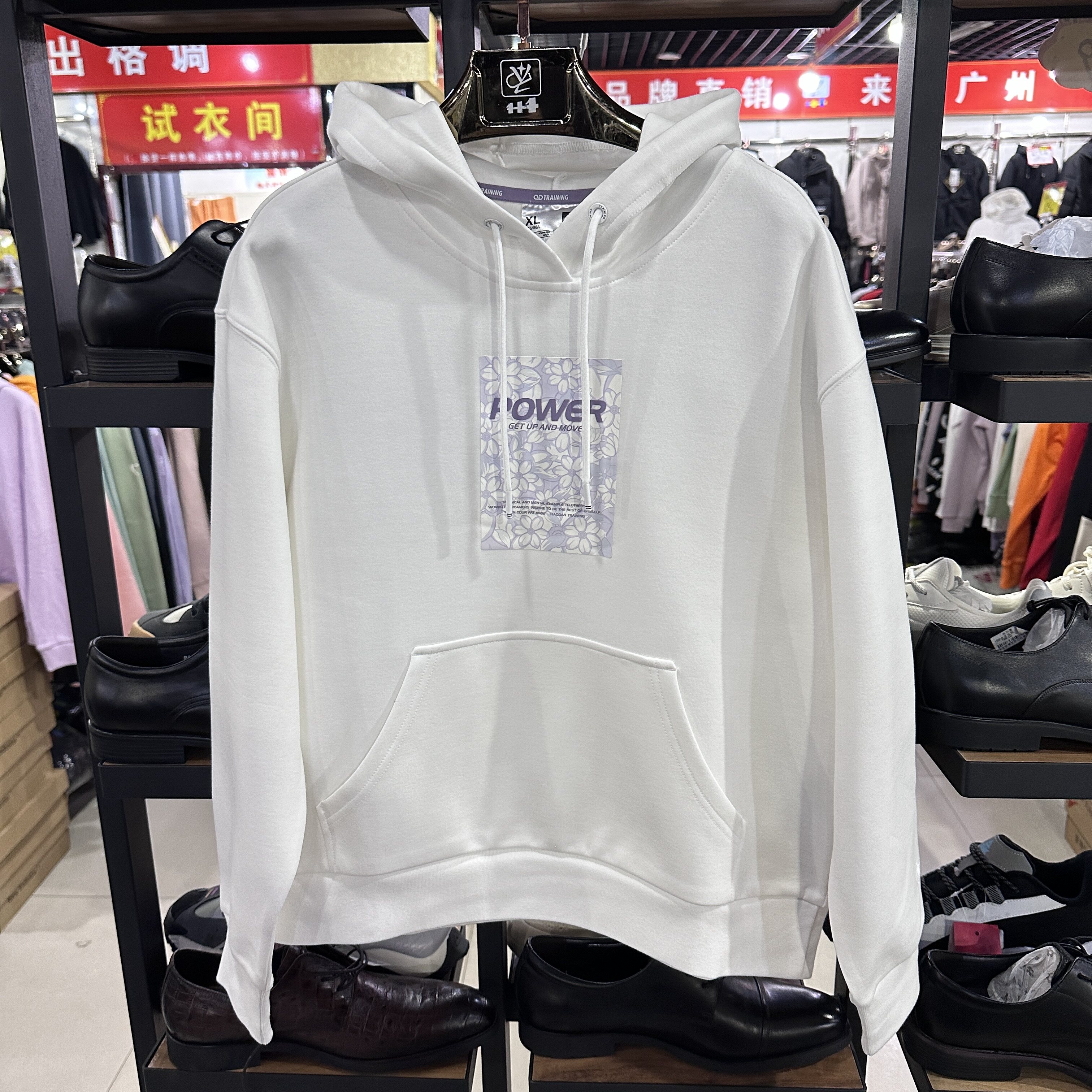 乔丹春秋正品女连帽套头卫衣休闲时尚宽松型运动上衣EWD12222321