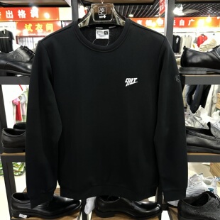 乔丹春秋款男圆领套头卫衣休闲运动简约百搭潮流上衣EWD13211322