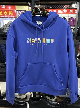 乔丹秋冬款女加绒卫衣连帽加厚保暖针织运动宽松上衣GWD42222546