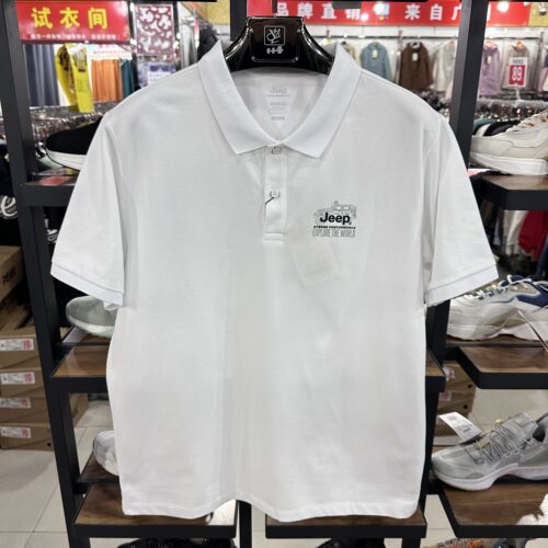 Jeep吉普男短袖POLO衫休闲时尚潮翻领半袖T恤透气上衣J322199958
