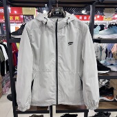 乔丹男子梭织风衣薄绒防风保暖休闲时尚 外套运动上衣FFD43223326