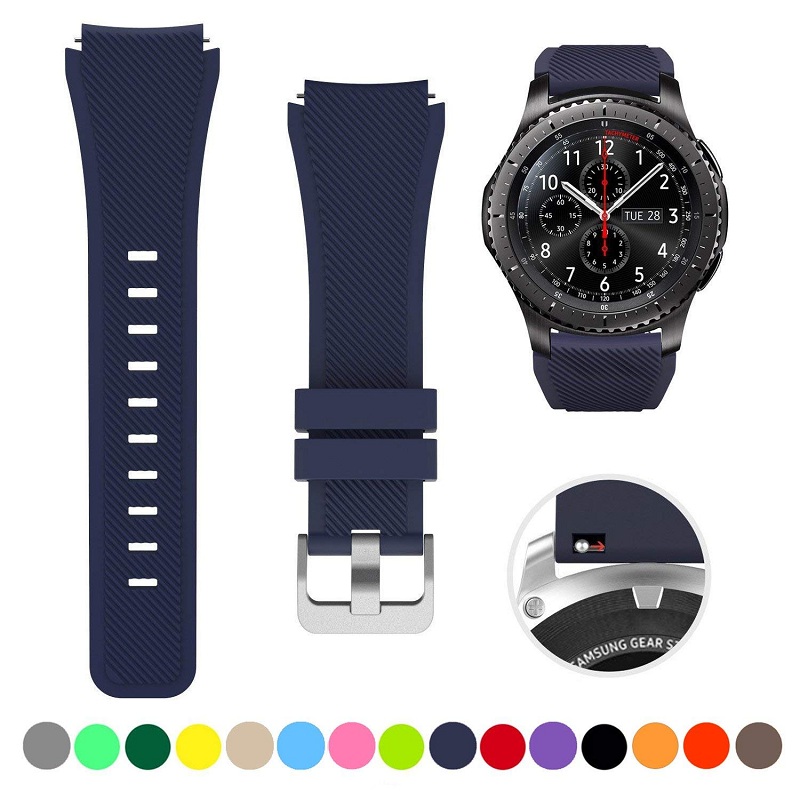 Three Star galaxy watch 46mm/S3 Silicone strap Chinese rice ticwatch pro Waterproof Wristbandin the Smart devices , Smart Device Accessories , Smart Watch bracelet strap/Wristbands  category - from Buy2taobao.com to provide professional Taobao agent buy service
