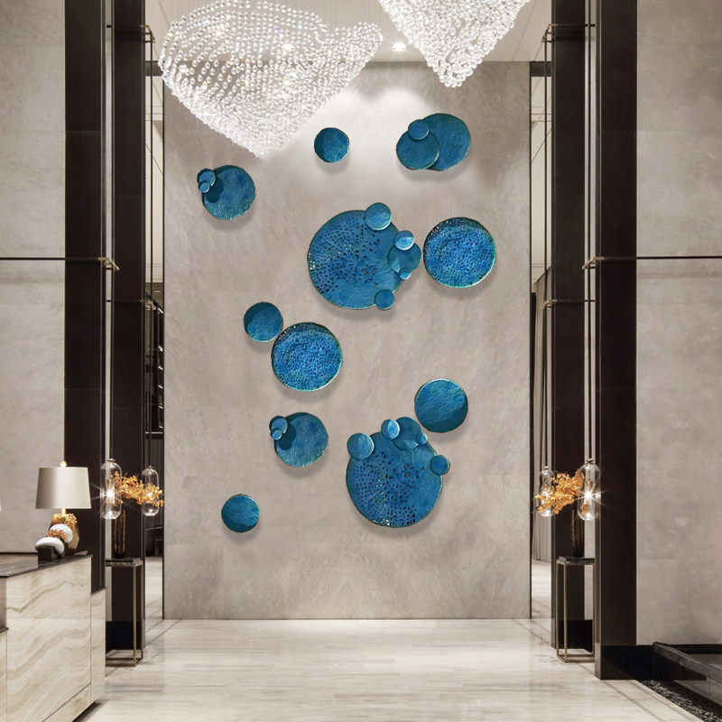 简欧客厅壁挂装饰品金属墙饰酒店大厅背景墙面挂件餐厅墙壁挂饰在类目 家居饰品, 壁饰中 - 来自Buy2taobao.com提供专业的淘宝代购服务