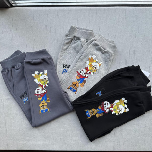 休闲运动长裤 卡通动漫小狗童装 新款 日单2024秋季