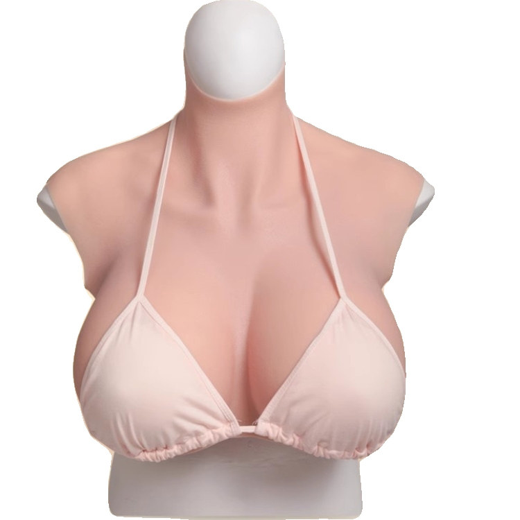 艺容硅胶义乳假胸男用变装cos假乳房假奶女装大佬文胸内衣主播
