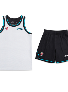 李宁CBA美式篮球服套装训练上衣比赛球服男双面球衣定制背心短裤