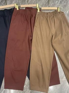 丽贝卡24092正品2025春季新款休闲宽松时尚百搭气球裤萝卜裤女裤