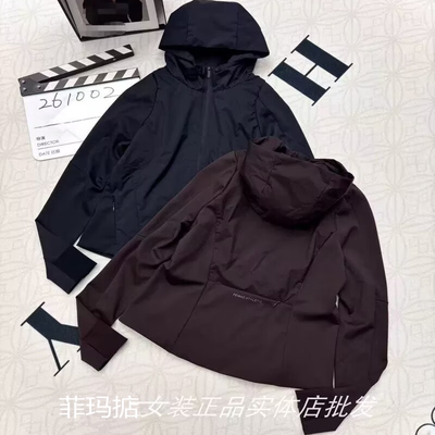 菲玛掂春季新连帽轻薄棉服女外套