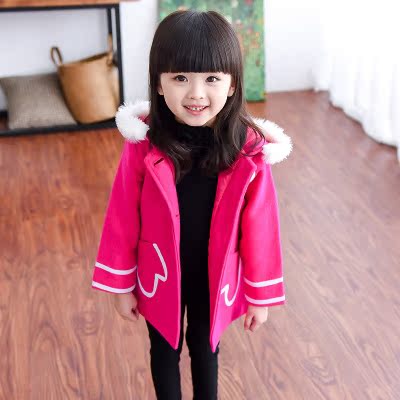 Manteau pour fille en laine - Ref 2162015 Image 4