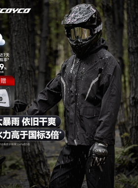 赛羽电动车雨衣雨裤套装分体全身防暴雨外卖骑行机车赛车男款四季
