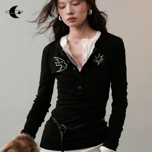 长袖上衣女打底衫2026新款T恤