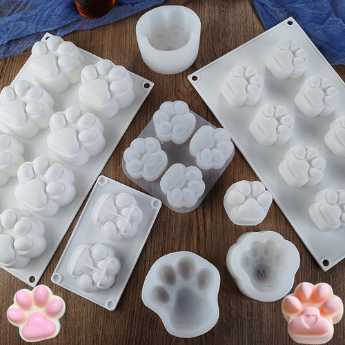 卡通果冻猫爪冰淇淋钵仔糕硅胶
