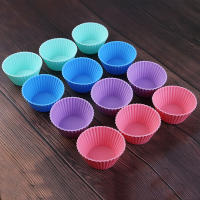 Jelly steamed rice cake, egg tart, mamafin cup, chiffon cake, silicone mold, reusable, commercial non-stick for bakers thumbnail 6