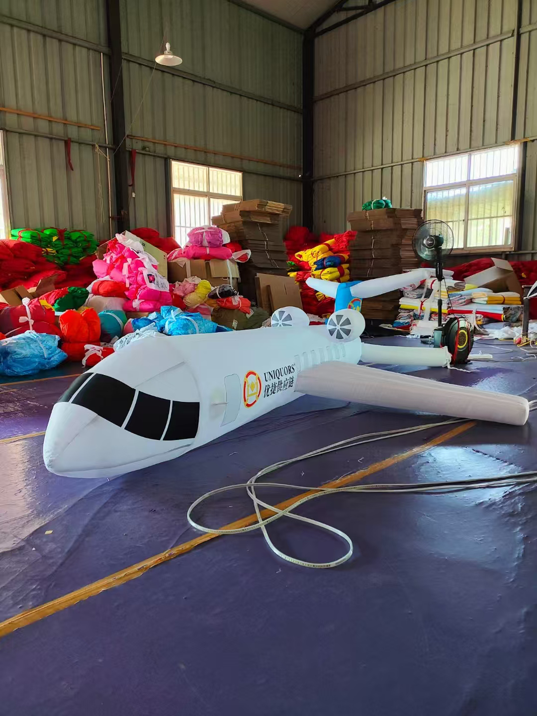 充气飞机模型定制大型飞机气模户外活动装饰美陈道具商场引流