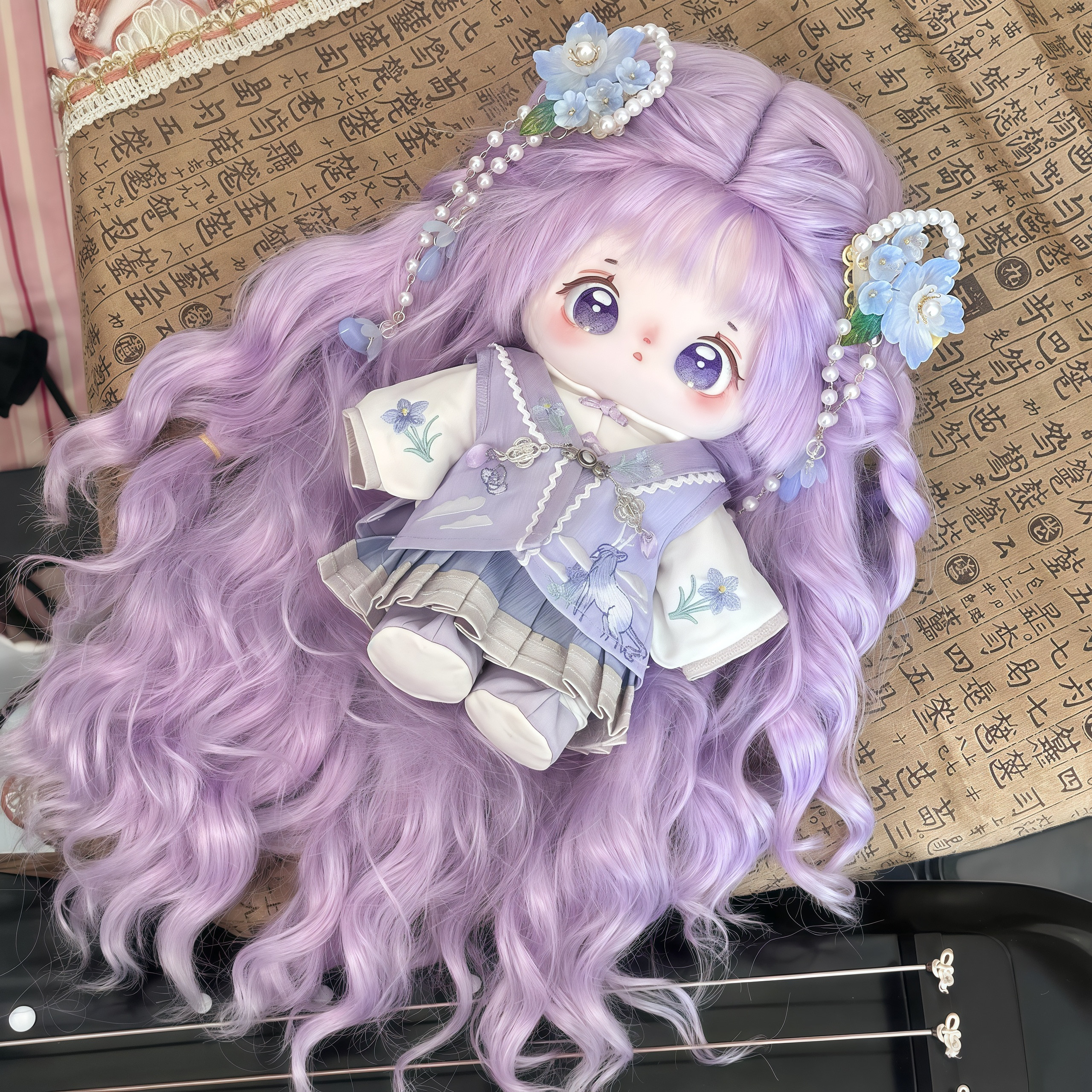 【丁香结】汉服20cm娃衣正版古风棉花娃娃衣服套装玩偶公仔换装服