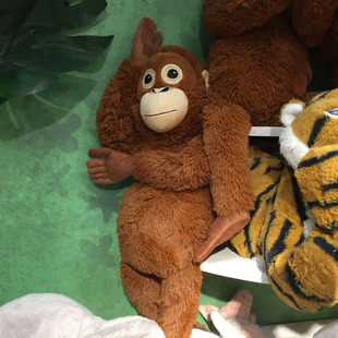 宜家 尤恩格斯库格 毛绒玩具 红猩猩 儿童玩偶 猴子公仔 生日礼物