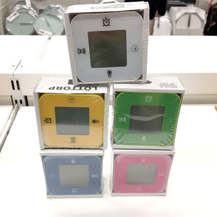 宜家 库克斯 闹钟 多功能电子闹钟多用温度计 计时器 起床钟