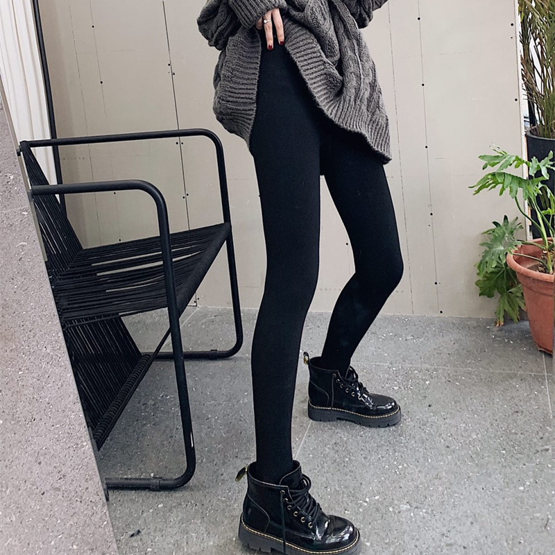 长裤加厚打底裤袜保暖压力瘦腿女