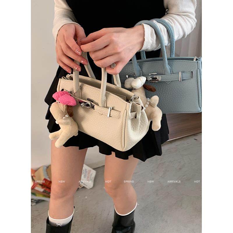 荔枝纹手提凯莉包包女2025新款潮春季时尚小方包超火韩版斜挎包,箱包皮具/热销女包/男包,小方包,淘宝优惠券,粉丝福利购,淘宝优惠卷