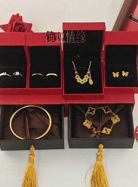 婚礼仿三金五金首饰套装招财饰品